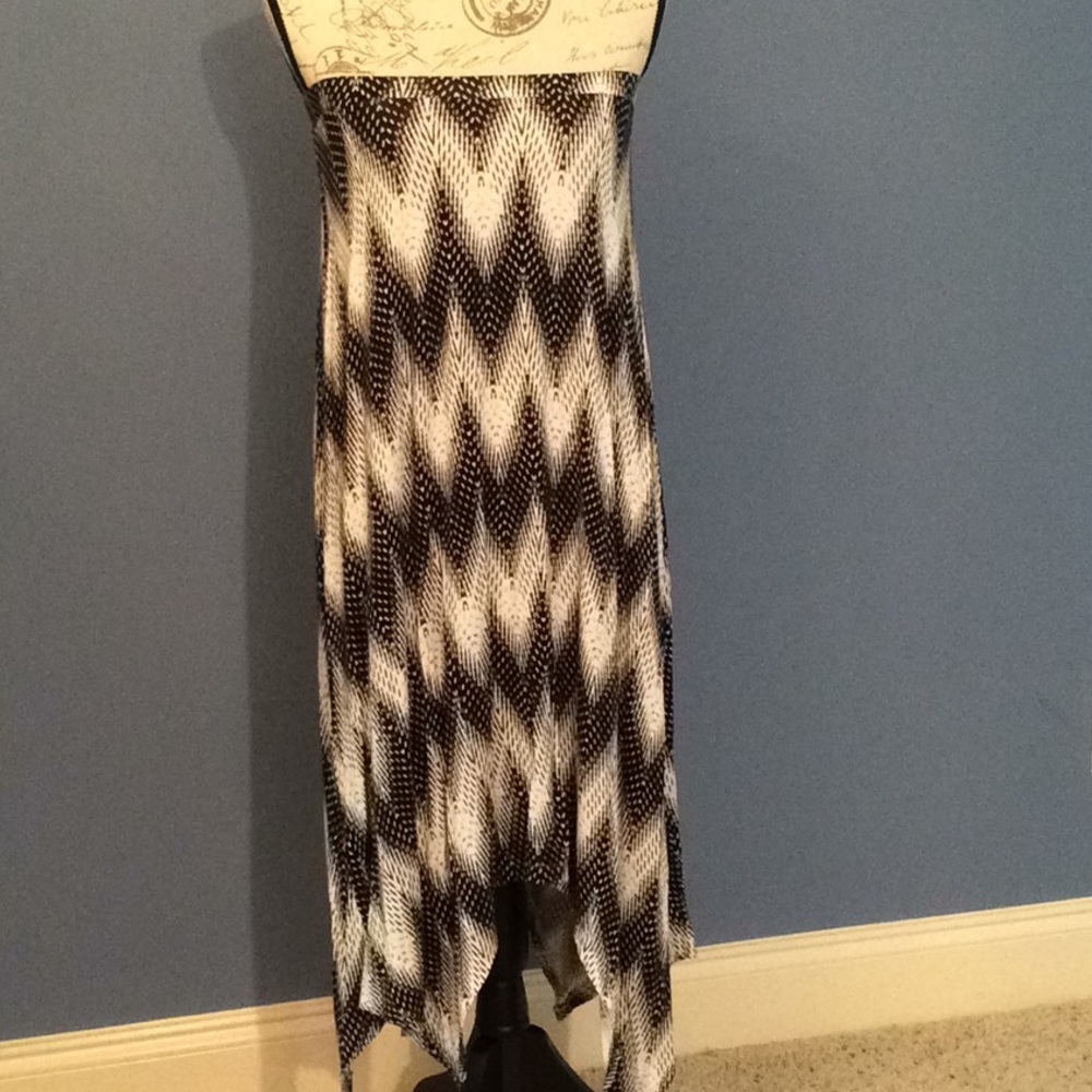Bobeau hanky hem skirt or strapless tunic.